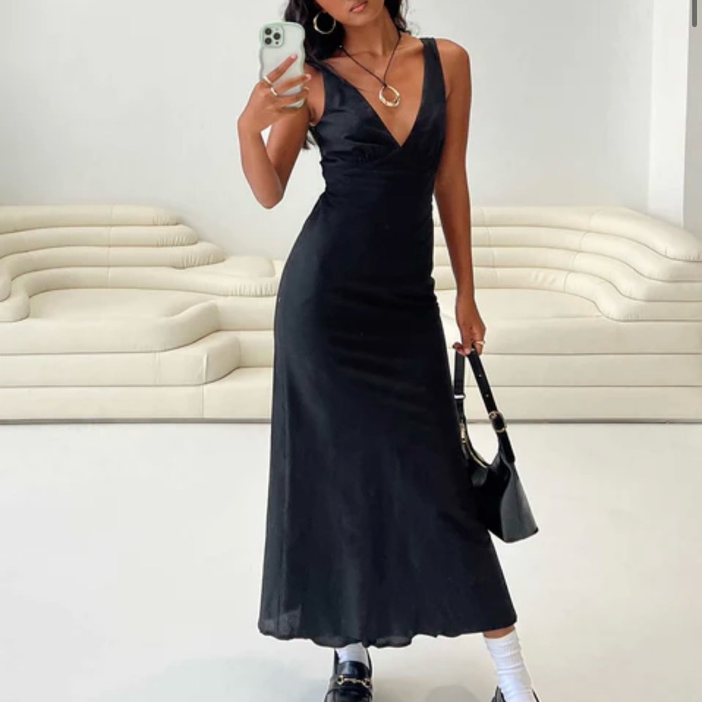 Princess Polly Black Maxi Dress